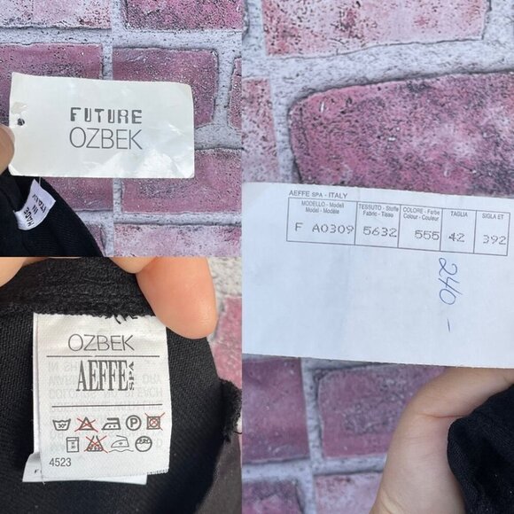 Future Ozbek Vintage high waist tapered Trouser size 8 - Picture 15 of 16